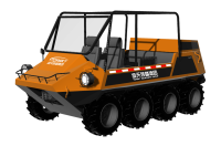 中小型水陸兩棲救援車（8×8，64KW，原地轉(zhuǎn)向）